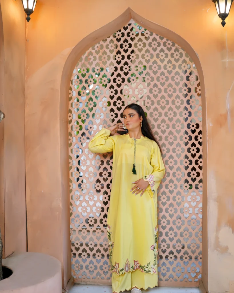 2 Piece Lawn Suit - Embroidered (Stitched)