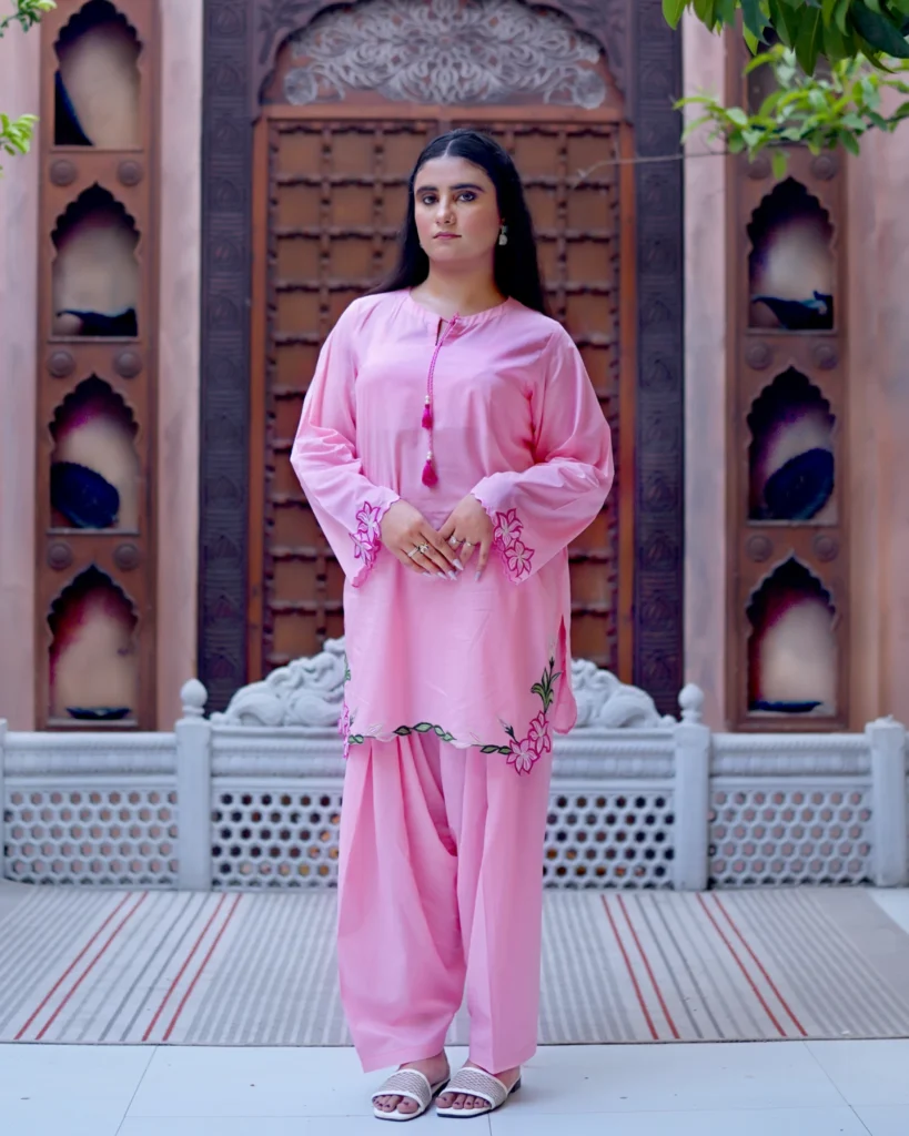 2 Piece Lawn Suit - Embroidered (Stitched)